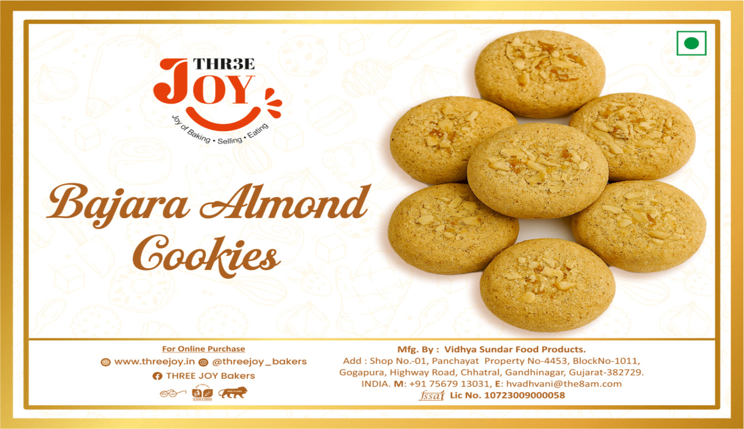Bajara Almond Cookies