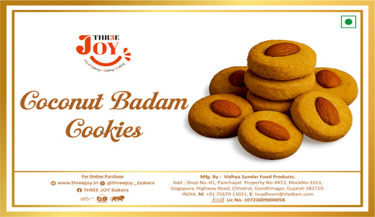 Coconut Badam Cookies