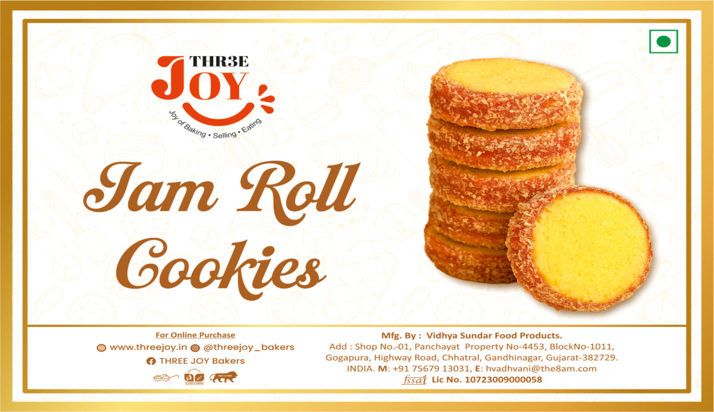 Jam Roll Cookies
