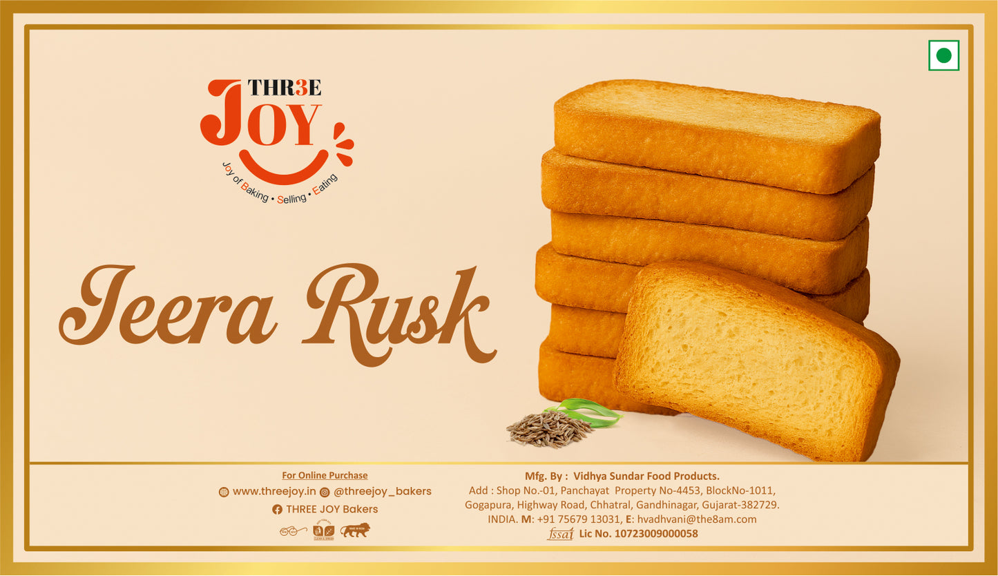 Healthy Jeera Rusk
