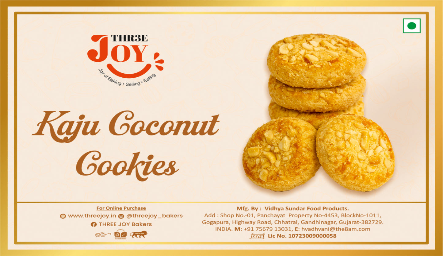 Kaju Coconut Cookies
