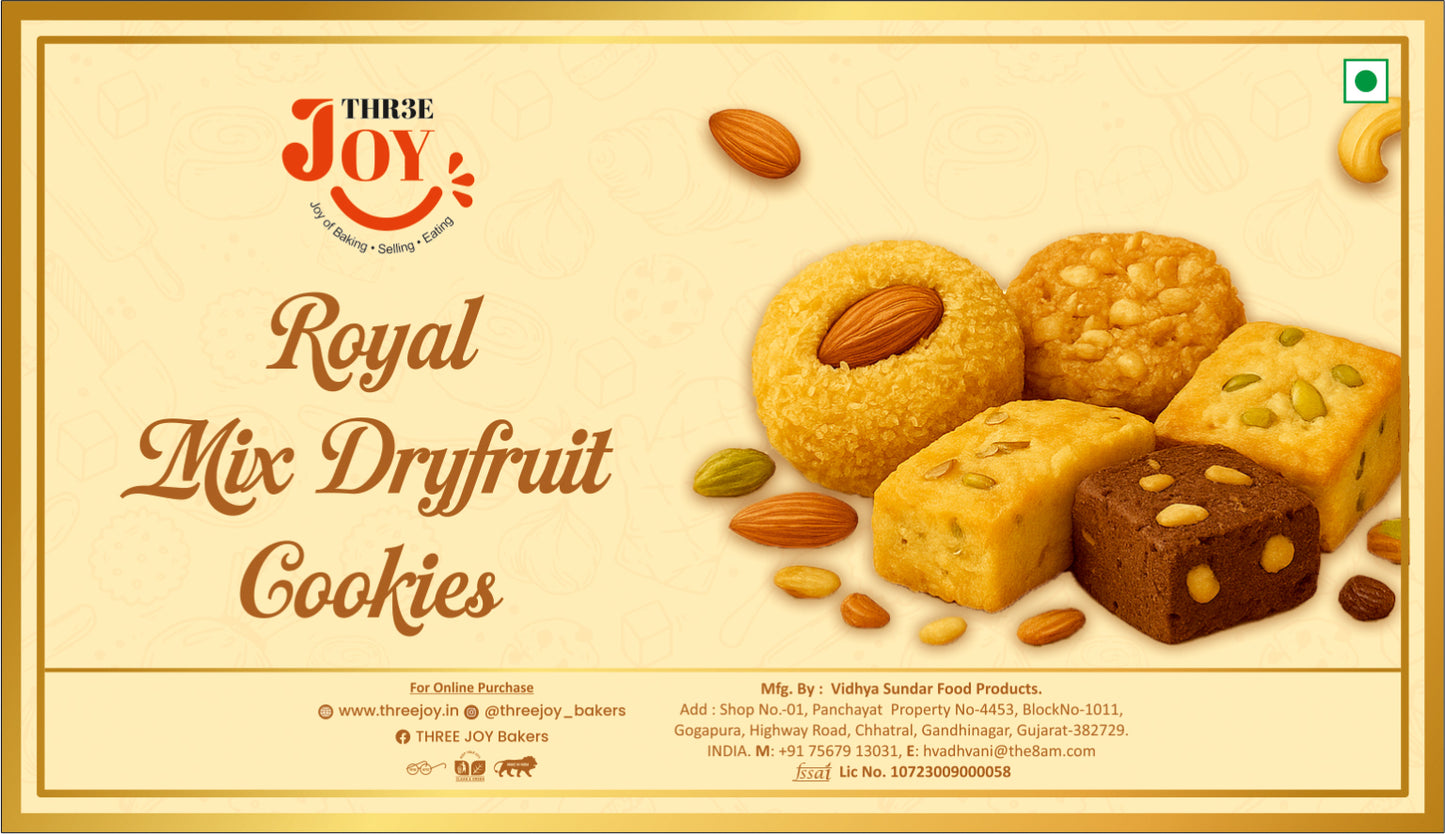 Royal Mix Dryfruit Cookies Big