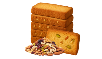 Dry Fruit Cake Rusk