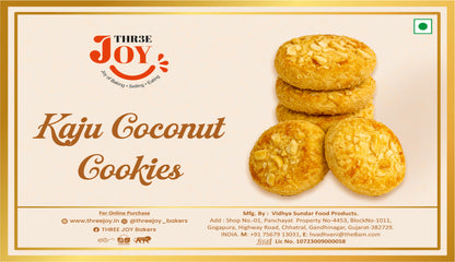Kaju Coconut Cookies