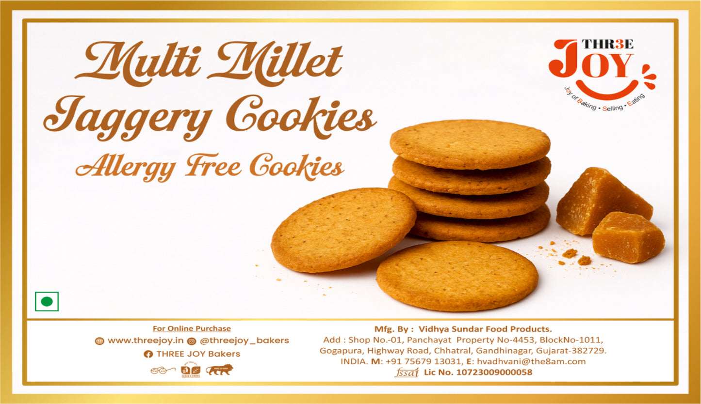 Multi Millet Jaggery Cookies