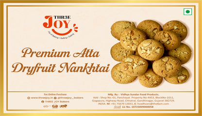 Premium Atta Dryfruit Nankhatai