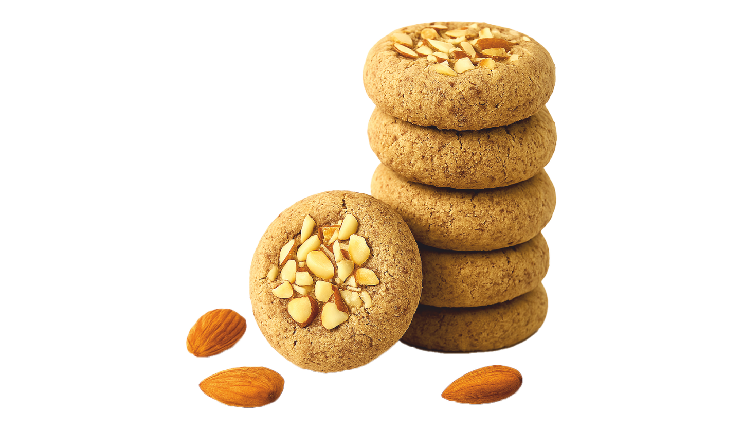 Ragi Almond Cookies